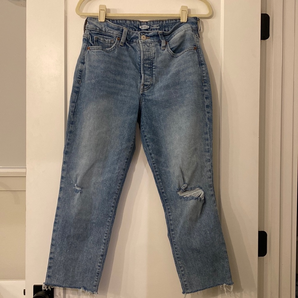 High Rise Straight Leg jeans